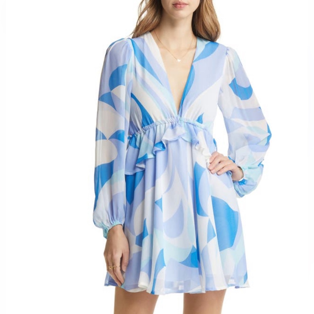 VICI Collection Baby doll dress long sleeve